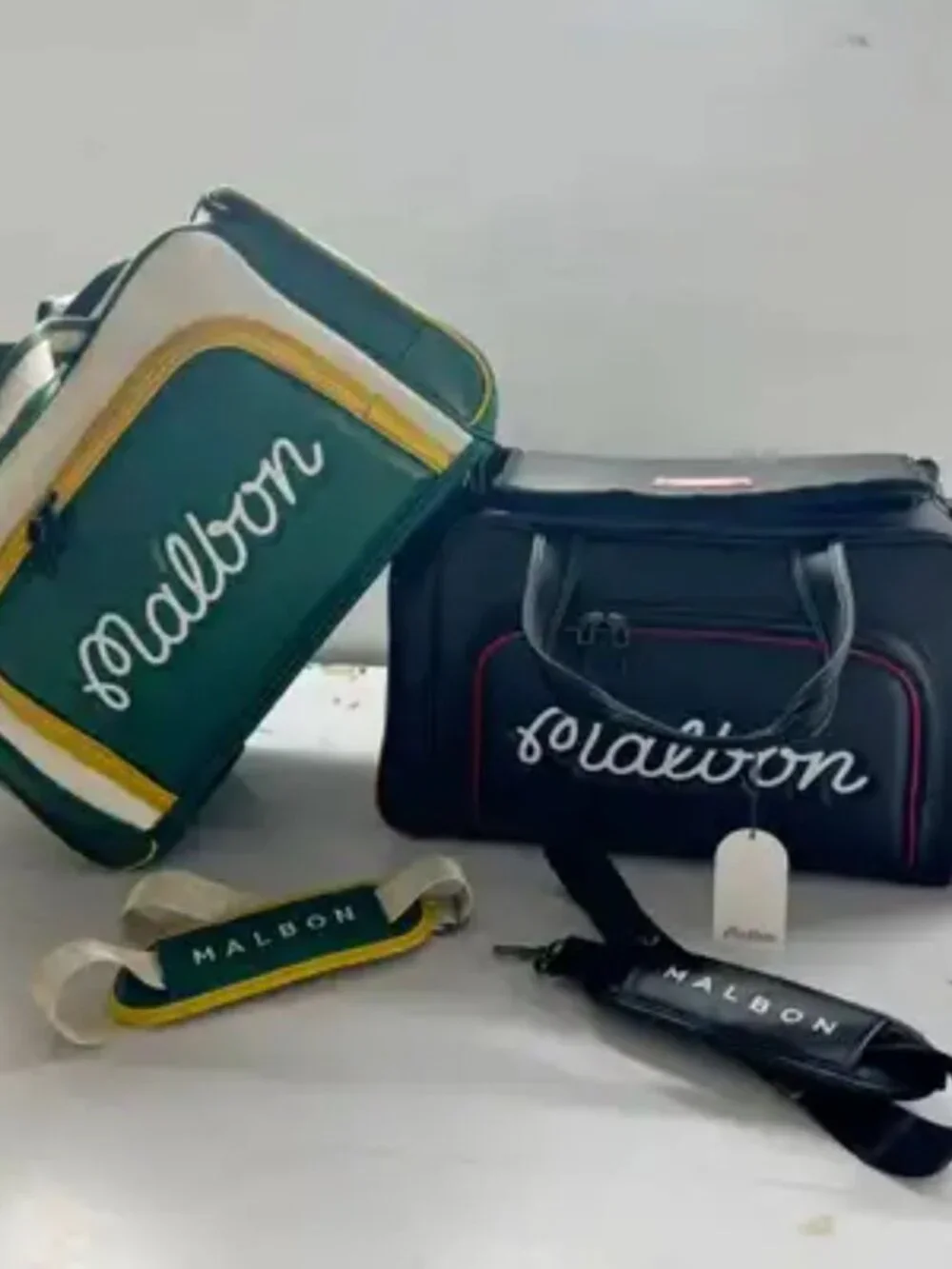 Malbon Golf Duffle Bag Travel Weekender Carry-On Shoulder Strap